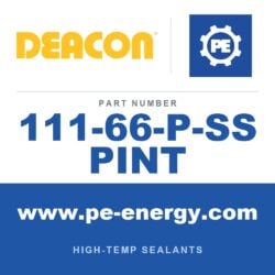 Deacon 111-66-P-SS PINT - Deacon 66-P-SS Nuclear Grade Thermal Reactive Paste Sealing Compound