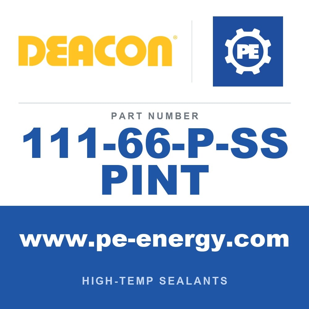 Deacon 111-66-P-SS PINT - Deacon 66-P-SS Nuclear Grade Thermal Reactive Paste Sealing Compound