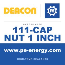 Deacon 111-CAP NUT 1 INCH - Deacon 1" Cap Nut - 1/8" NPT Injection Thread