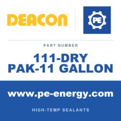 Deacon 111-DRY PAK-11 GALLON - Deacon DP# 11 Gallon (3#)