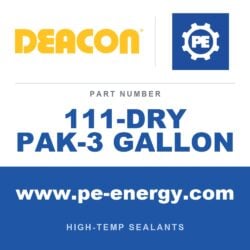 Deacon 111-DRY PAK-3 GALLON - Deacon Dry-Pak 3 Powder / Light Fiber Mixture