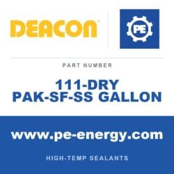 Deacon 111-DRY PAK-SF-SS GALLON - Deacon Dry-Pak SF-SS Bulk Fiber / Powder Mixture - Silica Free