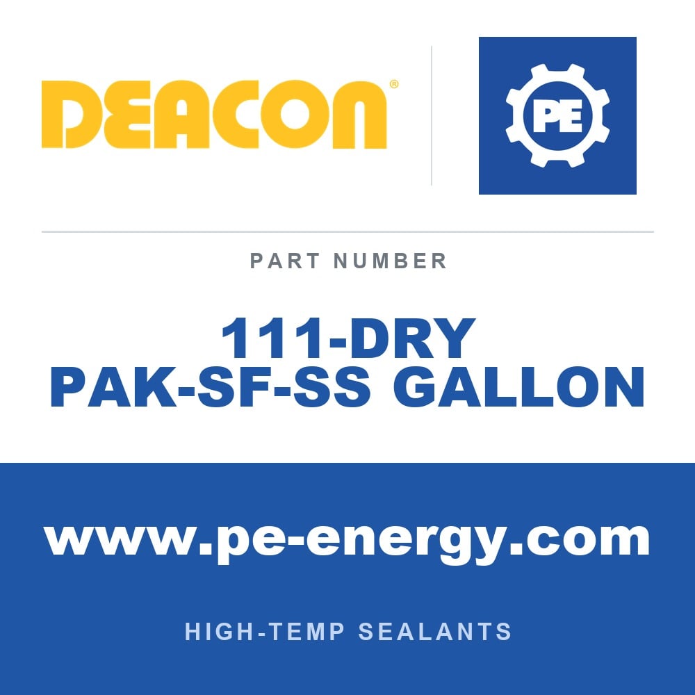 Deacon 111-DRY PAK-SF-SS GALLON - Deacon Dry-Pak SF-SS Bulk Fiber / Powder Mixture - Silica Free