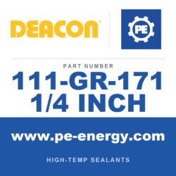 Deacon 111-GR-171 1/4 INCH - Deacon GR-171 1/4" 1 lb. (Graphite - 1250°F)