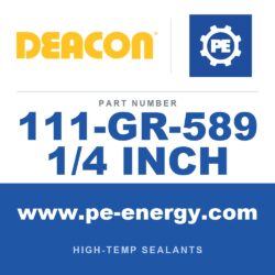 Deacon 111-GR-589 1/4 INCH - Deacon GR-589 1/4" 1 lb. (Graphite - 450°F)