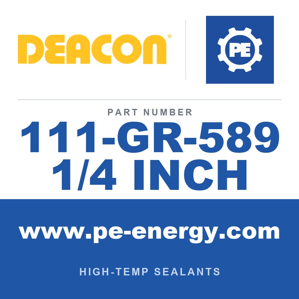 Deacon 111-GR-589 1/4 INCH - Deacon GR-589 1/4" 1 lb. (Graphite - 450°F)