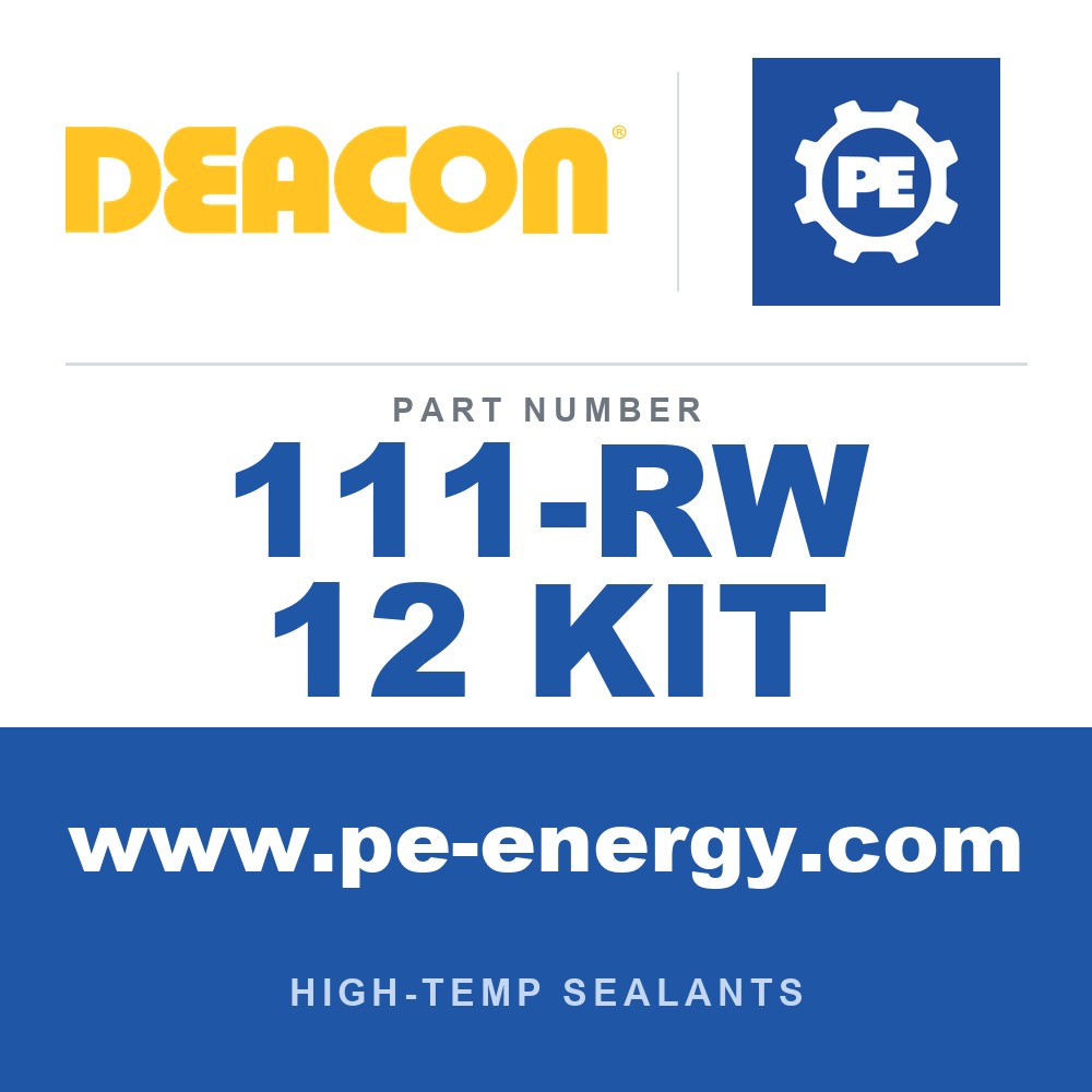 Deacon 111-RW 12 KIT - Deacon Rocket Repair Kit 12 Inch x 15 Feet (Includes Saturant, Primer, Accessories)
