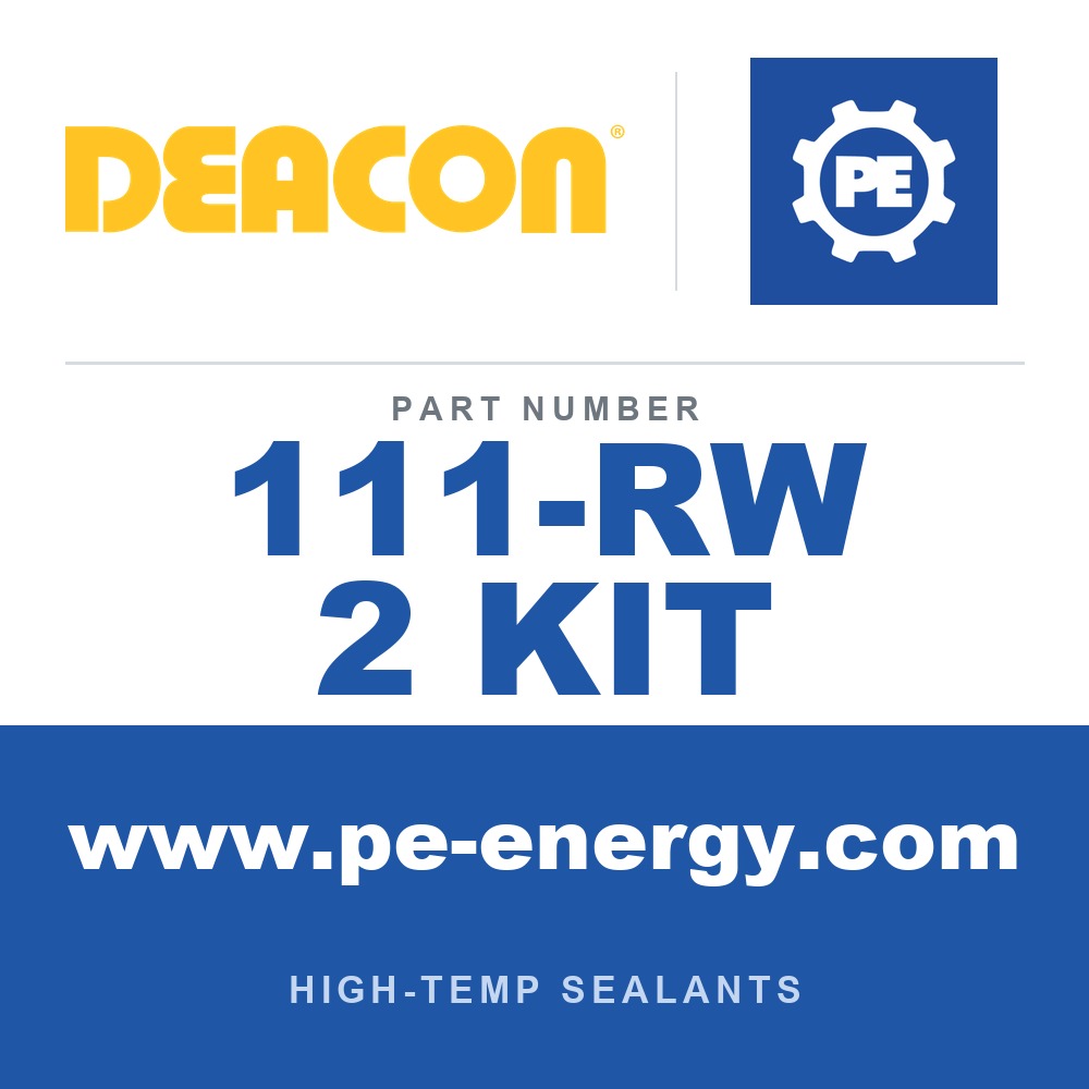 Deacon 111-RW 2 KIT - Deacon Rocket Repair Kit 2 Inch x 30 Feet (Includes Saturant, Primer, Accessories)