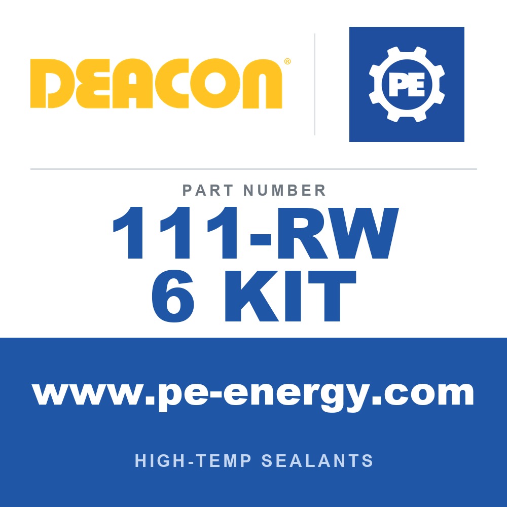 Deacon 111-RW 6 KIT - Deacon Rocket Repair Kit 6 Inch x 10 Feet (Includes Saturant, Primer, Accessories)