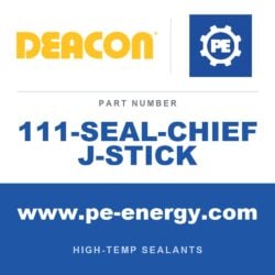 Deacon 111-SEAL-CHIEF J-STICK - Deacon Seal-Chief Injectable Sealant - Fast Curing & Hard-Setting
