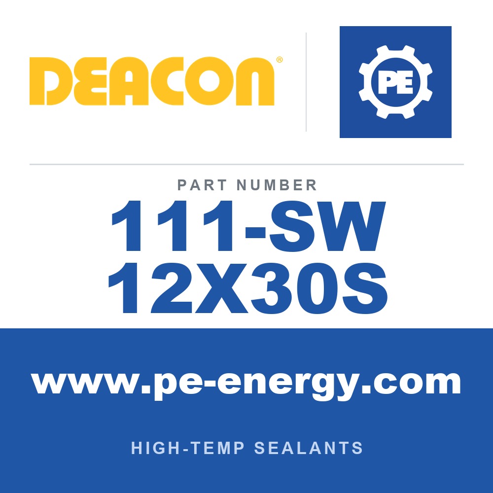 Deacon 111-SW 12X30S - Deacon Seal Wrap 12 Inch x 30 Feet (Water Activated Fiberglass) - High Temp (15 minute cure)