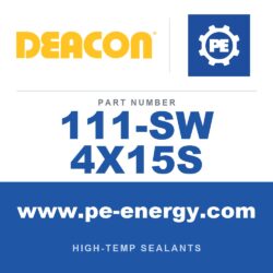 Deacon 111-SW 4X15S - Deacon Seal Wrap 4 Inch x 15 Feet (Water Activated Fiberglass) - High Temp (15 minute cure)