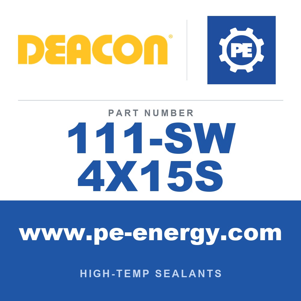 Deacon 111-SW 4X15S - Deacon Seal Wrap 4 Inch x 15 Feet (Water Activated Fiberglass) - High Temp (15 minute cure)