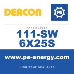 Deacon 111-SW 6X25S - Deacon Seal Wrap 6 Inch x 25 Feet (Water Activated Fiberglass) - High Temp (15 minute cure)