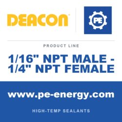 Deacon 1/16" NPT MALE - 1/4" NPT FEMALE - Deacon 1/16" NPT Male - 1/4" NPT Female