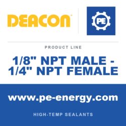 Deacon 1/8" NPT MALE - 1/4" NPT FEMALE - Deacon 1/8" NPT Male - 1/4" NPT Female