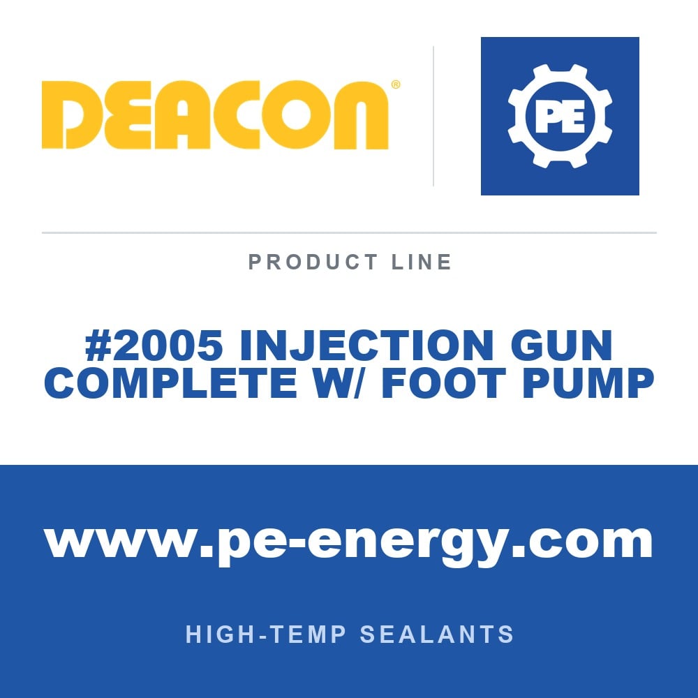 Deacon #2005 INJECTION GUN COMPLETE W/ FOOT PUMP - Deacon #2005 Injection Gun Complete w/ foot pump