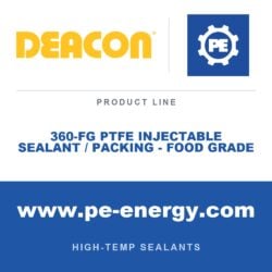 Deacon DCN-360-FG-PTFE-INJECTABLE-FOOD-GRADE - Deacon 360-FG PTFE Injectable Sealant / Packing - Food Grade