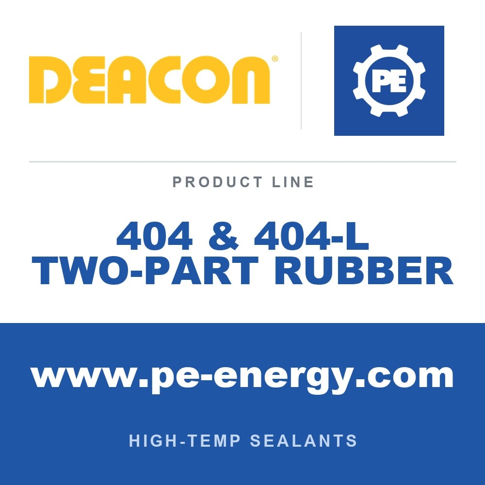 Deacon DCN-404-TWO-PART-RUBBER - Deacon 404 & 404-L Two-Part Rubber