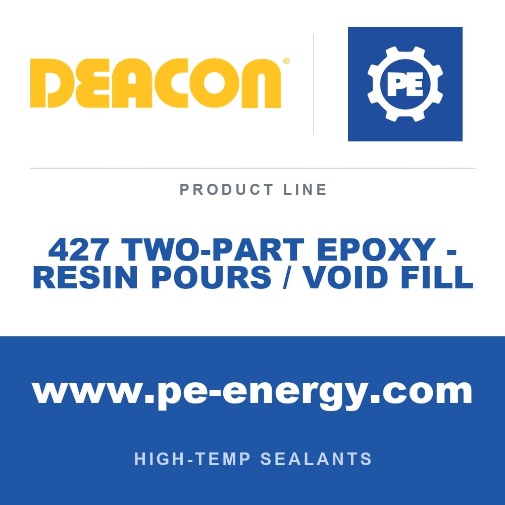 Deacon DCN-427-TWO-PART-EPOXY-RESIN-POURS-VOID-FILL - Deacon 427 Two-Part Epoxy - Resin Pours / Void Fill