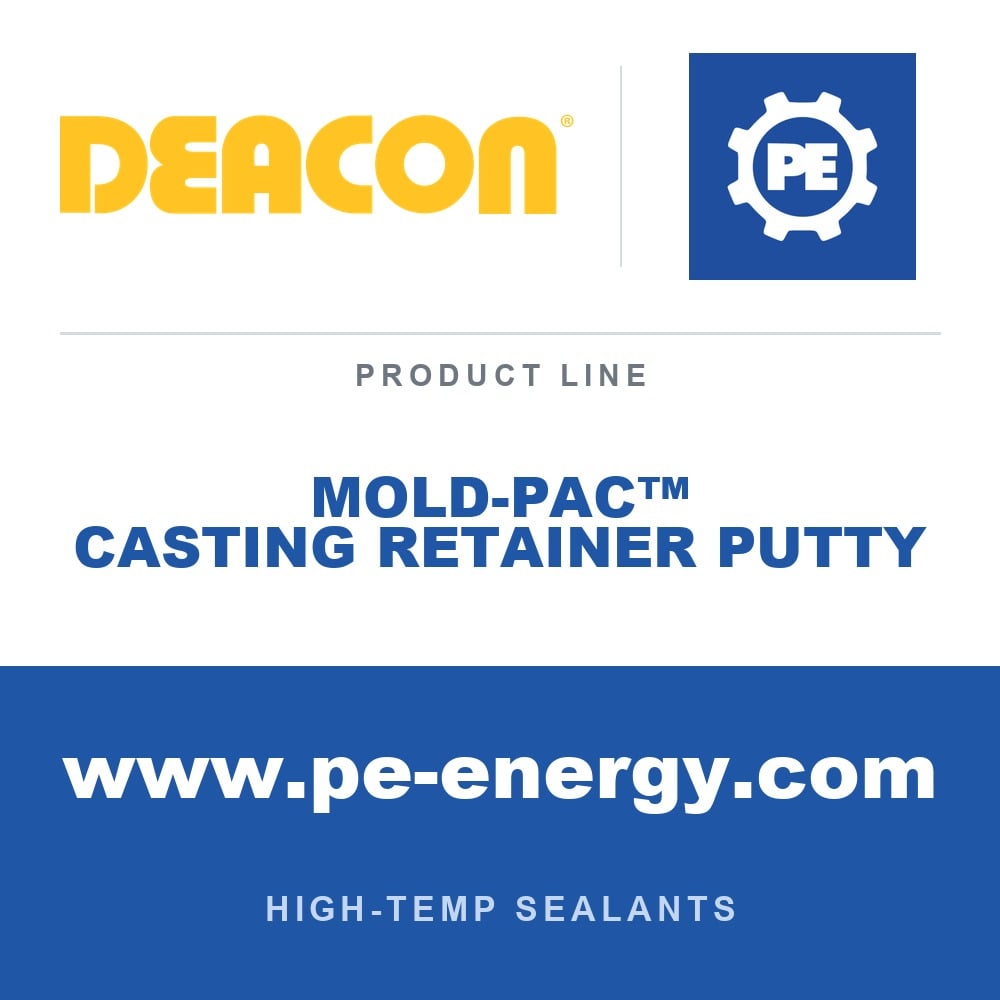 Deacon DCN-DEACON-MOLD-PAC-CASTING-RETAINER-PUTTY - Deacon MOLD-PAC™ Casting Retainer Putty