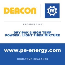 Deacon DCN-DRY-PAK-6-HIGH-TEMP-FIBER-MIXTURE - Deacon Dry-Pak 6 High Temp Powder / Light Fiber Mixture