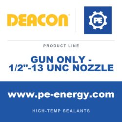 Deacon GUN ONLY - 1/2"-13 UNC NOZZLE - Deacon Gun Only (ram, barrel, collar, tip) - 1/2"-13 UNC nozzle