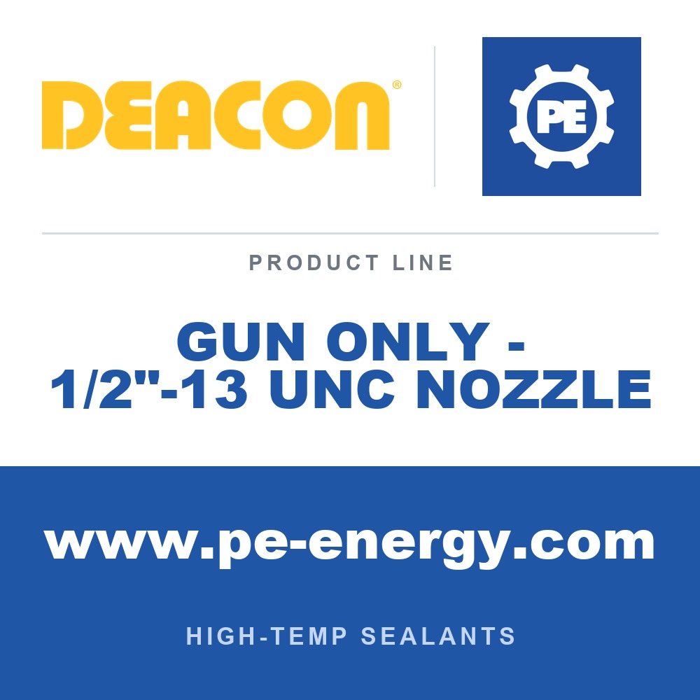Deacon GUN ONLY - 1/2"-13 UNC NOZZLE - Deacon Gun Only (ram, barrel, collar, tip) - 1/2"-13 UNC nozzle