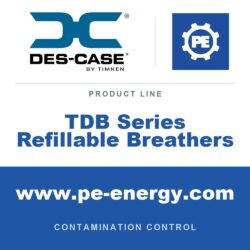 Des-Case TDB Series Refillable Breathers - Des-Case TDB Series Refillable Breathers