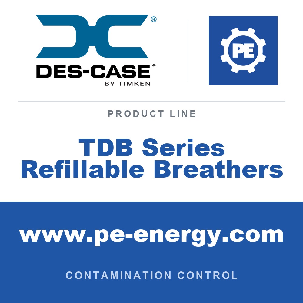 Des-Case TDB Series Refillable Breathers - Des-Case TDB Series Refillable Breathers