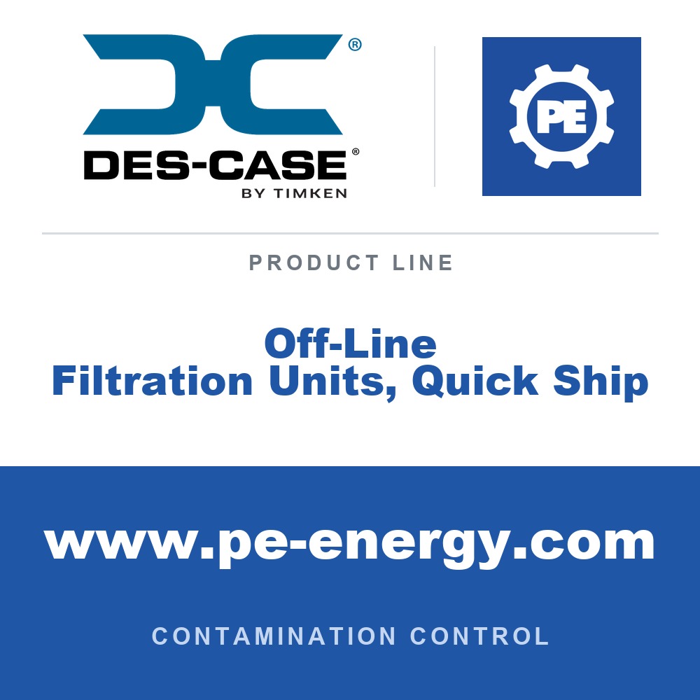 Des-Case Off-Line Filtration Units, Quick Ship - Des-Case Off-Line Filtration Units, Quick Ship