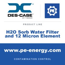 Des-Case H2O Sorb Water Filter and 12 Micron Element - Des-Case H2O Sorb Water Filter and 12 Micron Element
