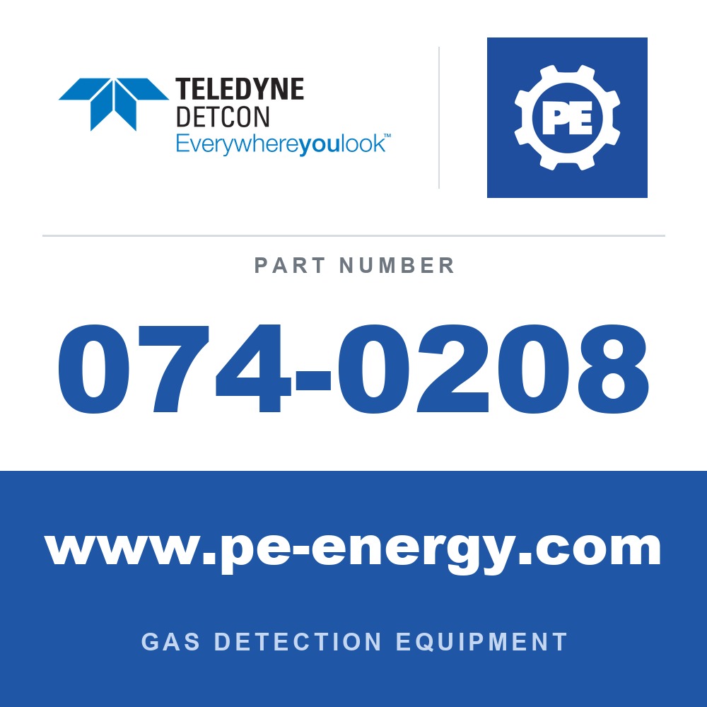Detcon 074-0208 - Teledyne Detcon 074-0208 Tygon T-Piece (for dilution system)