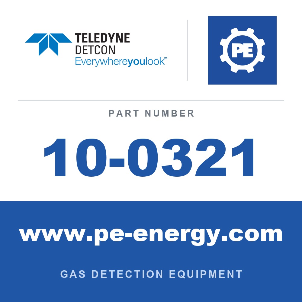 Detcon 10-0321 - Teledyne Detcon 10-0321 19" Rack Position Expansion Plate (Adds Up To 6 Option