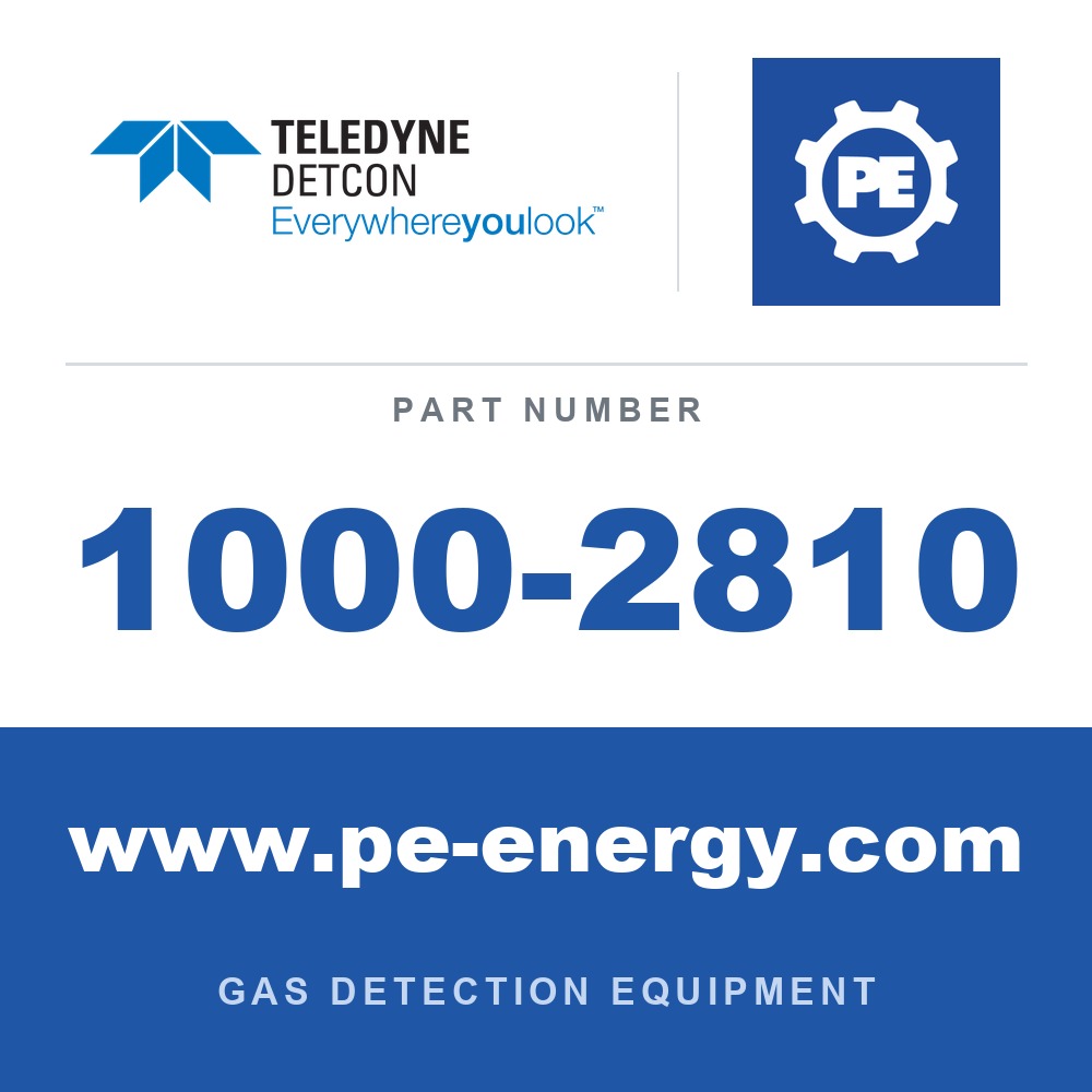 Detcon 1000-2810 - Teledyne Detcon 1000-2810 GP Red Strobe Local