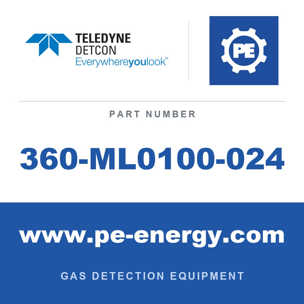 Detcon 360-ML0100-024 - Teledyne Detcon 360-ML0100-024 PULS 24 VDC 4.2 A 100 W DIN-rail mount power supply (X40 /