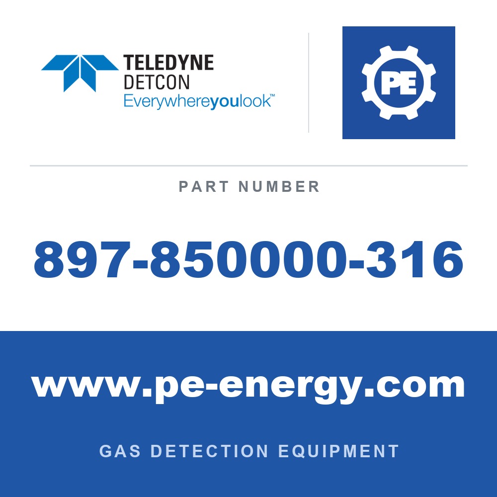 Detcon 897-850000-316 - Teledyne Detcon 897-850000-316 Stainless steel junction box with solid cover