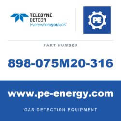 Detcon 898-075M20-316 - Teledyne Detcon 898-075M20-316 3/4" NPT male to M20 female 316 SS adapter