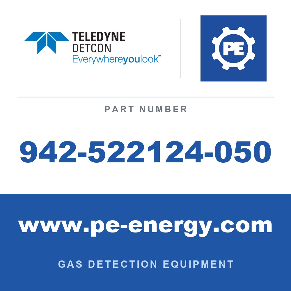 Detcon 942-522124-050 - Teledyne Detcon 942-522124-050 C3H8, Propane 1.05% (50% Air