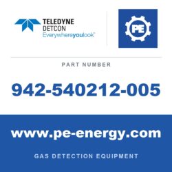 Detcon 942-540212-005 - Teledyne Detcon 942-540212-005 SO2, Sulfur Dioxide 5 ppm Nitrogen