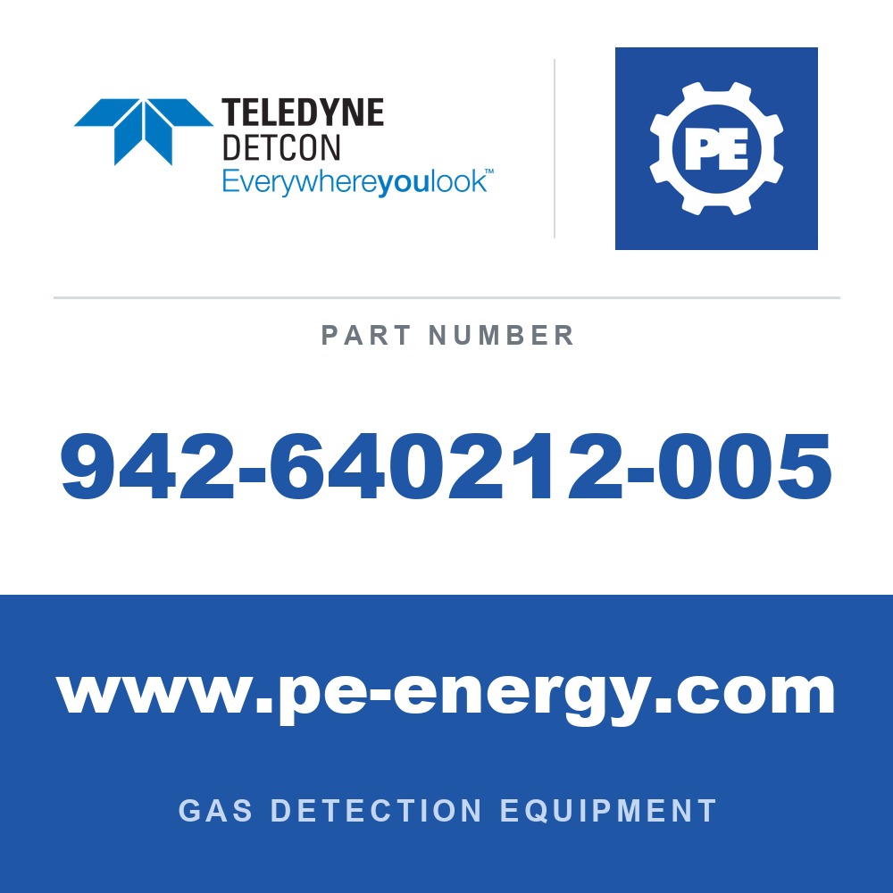 Detcon 942-640212-005 - Teledyne Detcon 942-640212-005 NO2, Nitrogen Dioxide 5 ppm Nitrogen