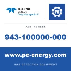 Detcon 943-100000-000 - Teledyne Detcon 943-100000-000 Span gas kit complete with 1 liter fixed flow regulator, 6