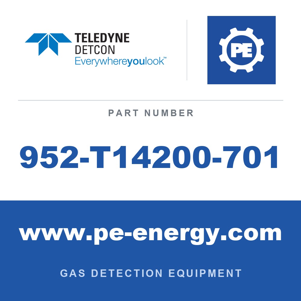 Detcon 952-T14200-701 - Teledyne Detcon 952-T14200-701 Model 1000 Analyzer, Single Channel, 20% CO2 by Vol. with