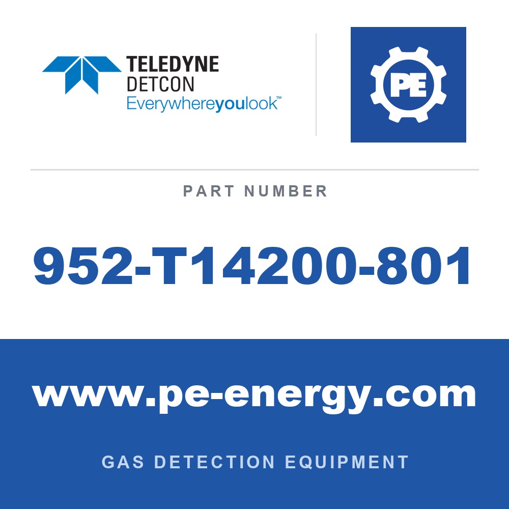 Detcon 952-T14200-801 - Teledyne Detcon 952-T14200-801 Model 1000 Analyzer, Single Channel, 25% CO2 by Vol. with