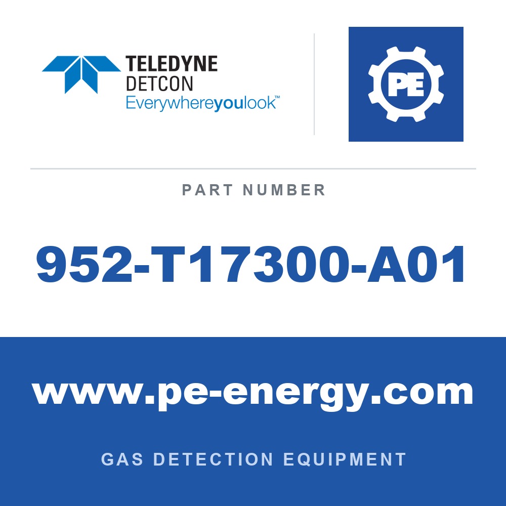 Detcon 952-T17300-A01 - Teledyne Detcon 952-T17300-A01 Model 1000 Analyzer, Single Channel, 0-10ppm H2S with Air