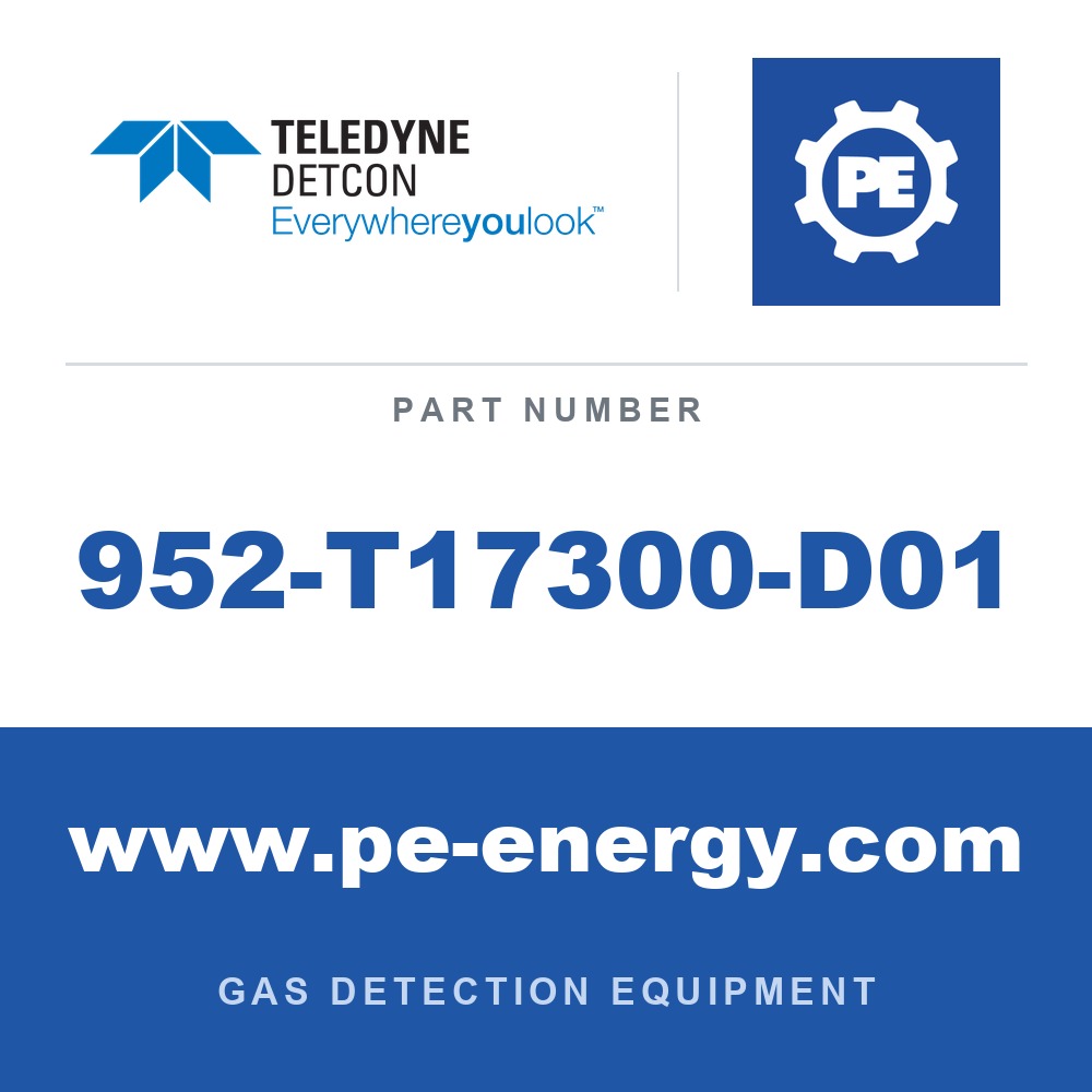 Detcon 952-T17300-D01 - Teledyne Detcon 952-T17300-D01 Model 1000 Analyzer, Single Channel, 0-100ppm H2S with Air