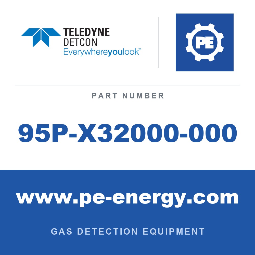 Detcon 95P-X32000-000 - Teledyne Detcon 95P-X32000-000 Model X40-32-N1P, general purpose panel mount hardware