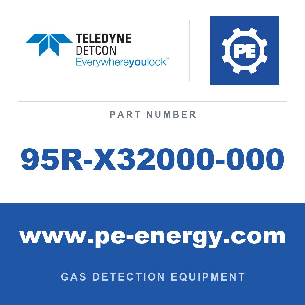 Detcon 95R-X32000-000 - Teledyne Detcon 95R-X32000-000 110/220 VAC 24 VDC pwr supply for 32 sensors Does not