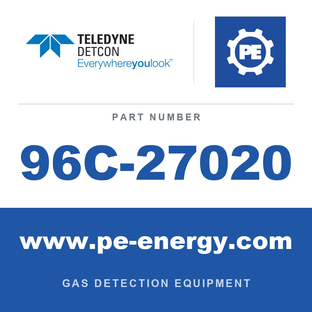 Detcon 96C-27020 - Teledyne Detcon 96C-27020 Model CXT-DM-F2, 0-1 ppm Fluorine Sensor Assembly