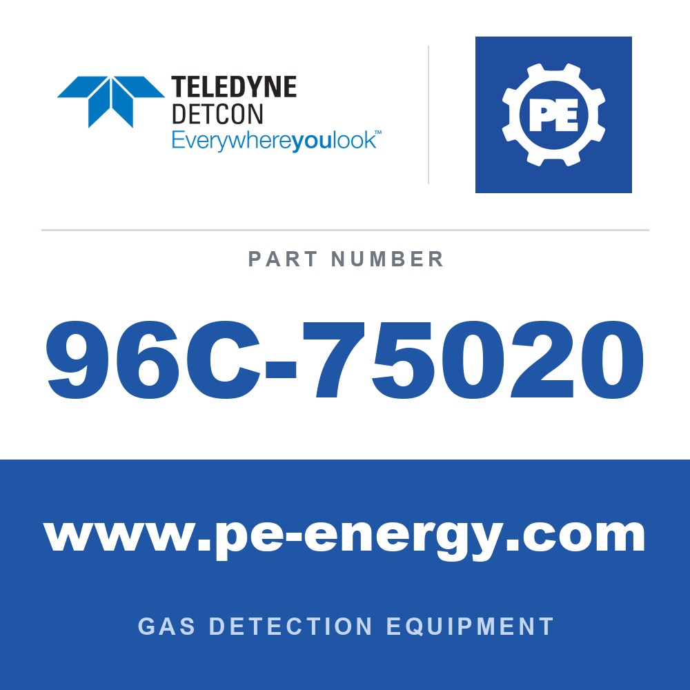Detcon 96C-75020 - Teledyne Detcon 96C-75020 Model CXT-DM-Br2, 0-5 ppm Bromine Sensor Assembly